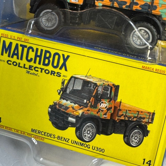 Matchbox Mercedes-Benz Unimog U300 1/64 kisautó - Mattel vásárlás a